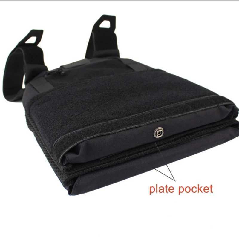 2.0 Military Tactical Vest Molle Plate Carrier Body Armor Protective Vest Airsoft Equipment Field Training Tank Jacket AdjustXJ250219