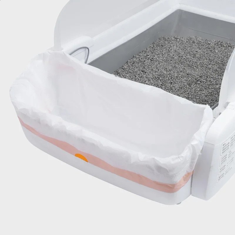 4 rollers Waste Bags for MagicScoop Self-Cleaning Cat Litter Box - Automatic Litter Box Liner BagsReplacement Liners Trash Bags 250219