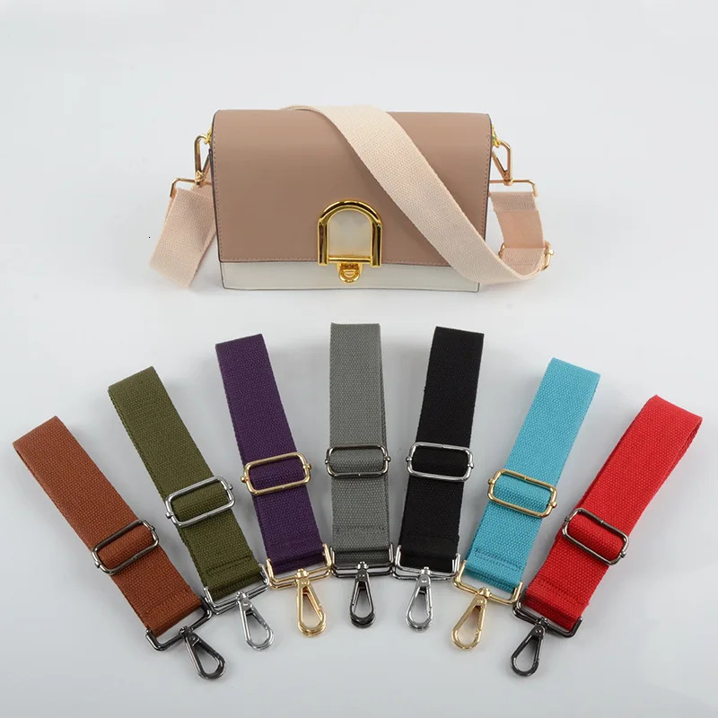 Solid Color Bag Strap for Women Shoulder Handbag Decorative Hand Messenger Belt Bag Accessories Handle Crossbody Wide Strap Part 250214
