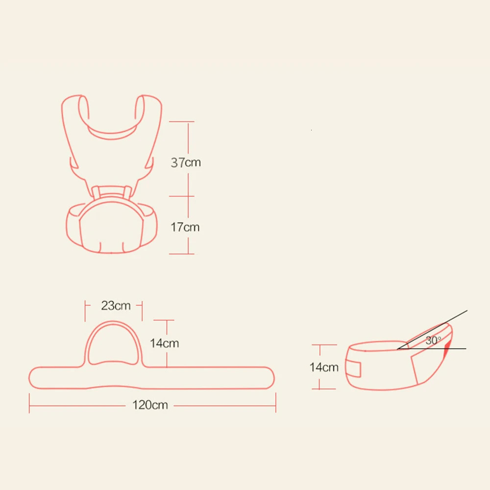 Baby Front Facing Hipseat Kangaroo Ergonomic Baby Sling s for born Toddler Kids Loading Bear 20Kg 250219