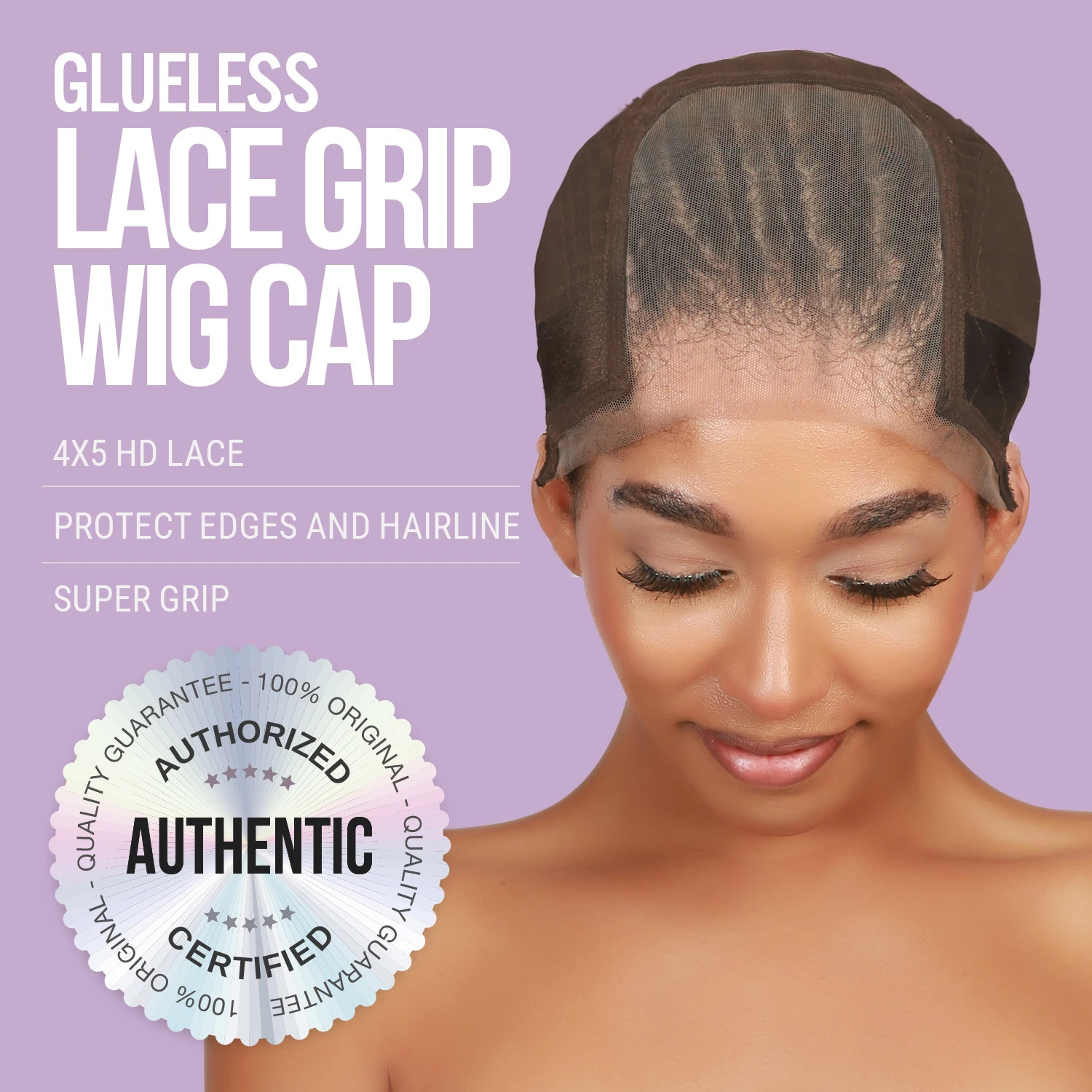 Studio Limited Glueless Lace Grip Wig Cap - Comfortable Adjustable Fit Secure Glueless Wear 250214