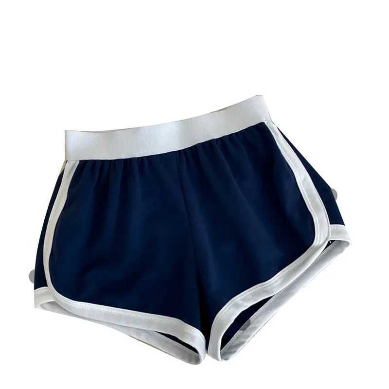 Women Sports Running Shorts Solid Simple Casual Slimming Loose Shorts Striped Short For Ladies Harajuku Summer Fashion Clothing W250219