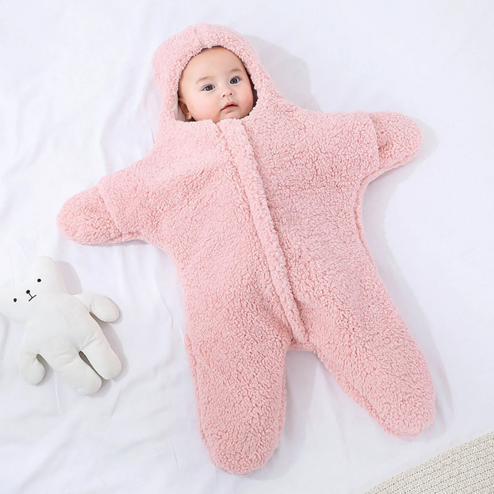 born Infant Boys Girls Solid Star Shape Sleeping Crib Blanket for Boys Table And Chairs for Kids 510 under 50 Work Blanket 250218