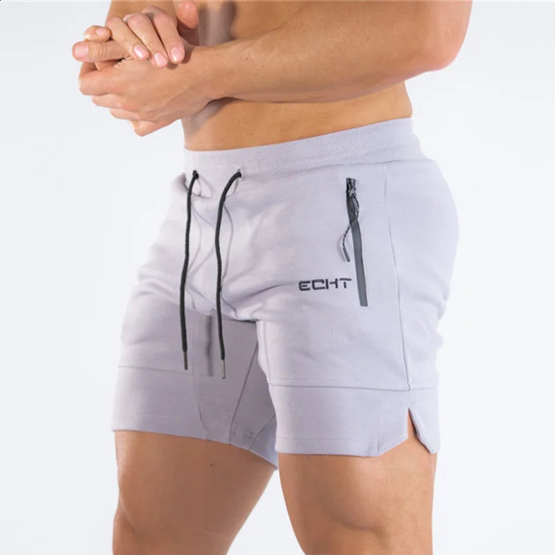 Mens Zip pocket sweatpants Fitness Gyms Shorts Men Summer Running Short Pants Male Jogger mesh Workout Beach sports short pants 250218