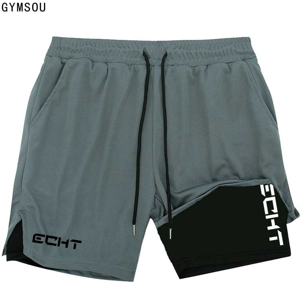 Running Shorts Men Gym Sports Shorts 2 In Quick Dry Outdoors Workout Training Fitness Jogging Short Pants Summer Men Shorts W250219