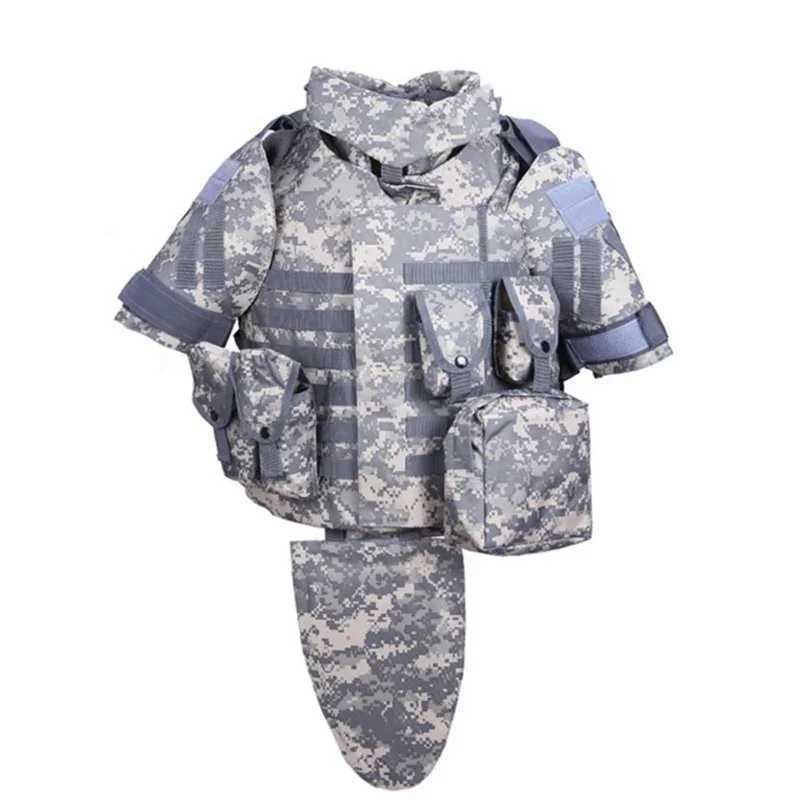 OTV Tactical Vest Camouflage Hiking Body Armor with Pouch/Pad ACU Airsoft Hunting Molle Assault Plate Carrier CS ClothingXJ250219