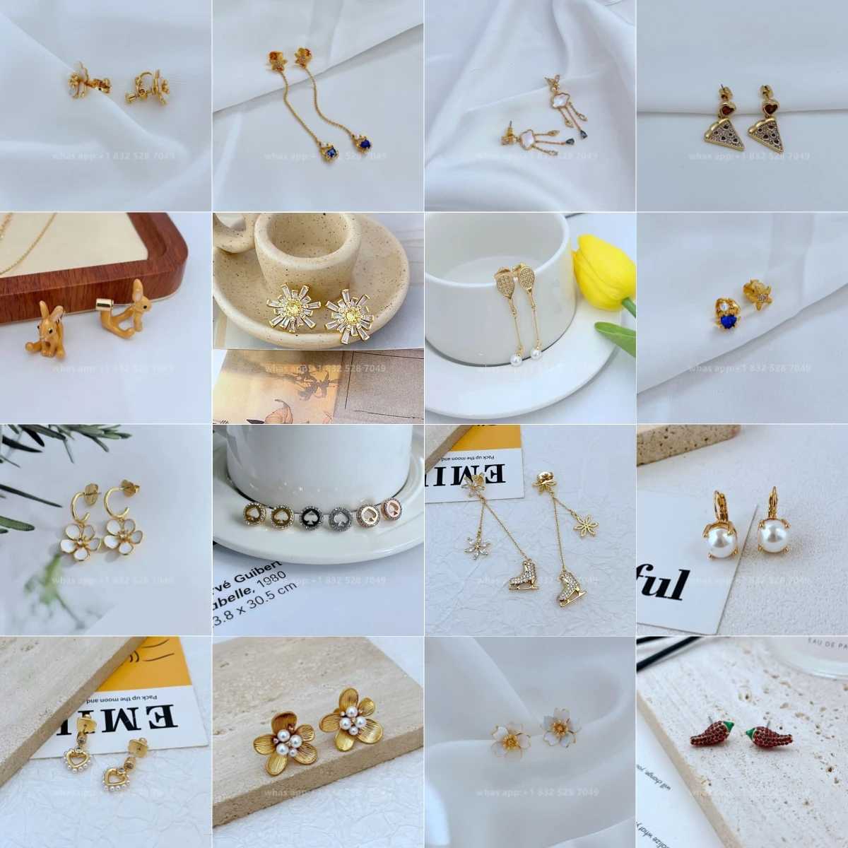 Stud Brand Kate Jewelry Pearl Jewelry Stud Earrings With Card For Women Jewelry Christmas Gift For Wife Girlfriend Spadeing Jewelry J250217 13LPX