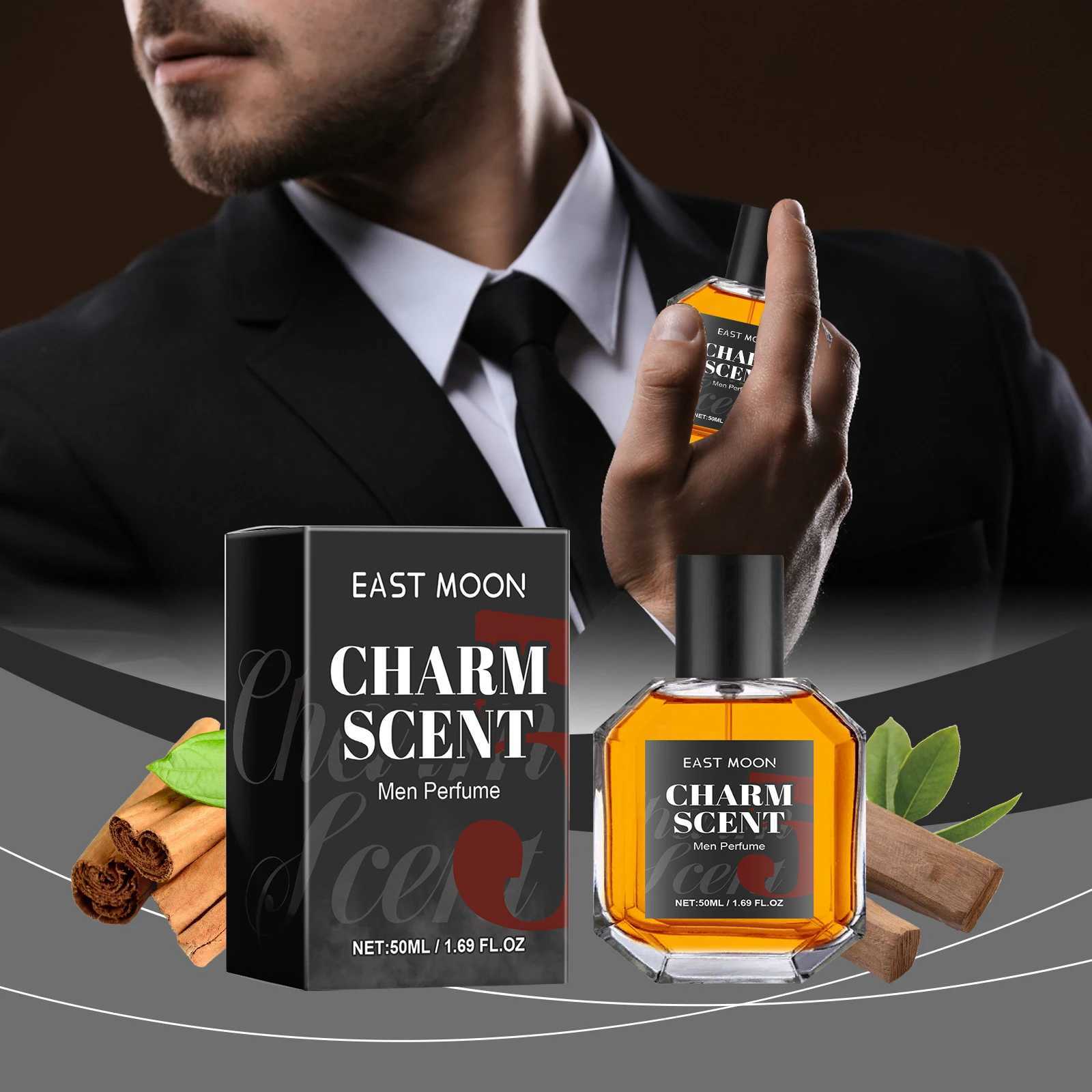 East Moon Mens perfume Long lasting Fragrance Wood Fragrance Fresh and Natural Release Mens Charm Perfume 50ML M250219