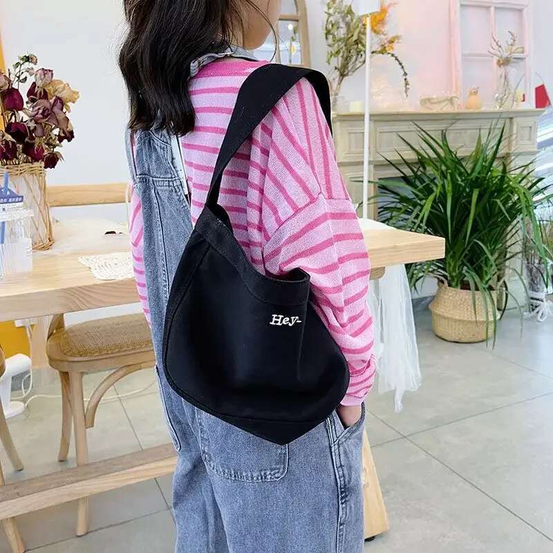 Ddmyshoesvip Baby Boys Girls Denim Bags New Arrival Kids Cute Canvas Shoulder Outdoor Accessory Small Bag Korean Style