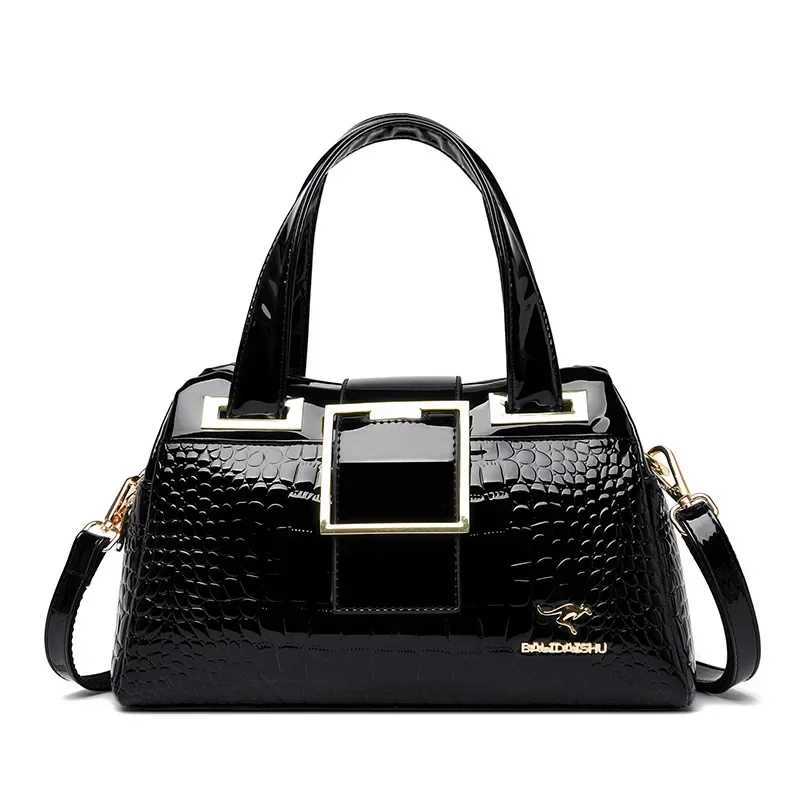 Solid Pu Leather Shoder Bag Fi Designer Handbags Top Handle Bags for Wen Casual Crossbody Bags Luxury Bag Z250219