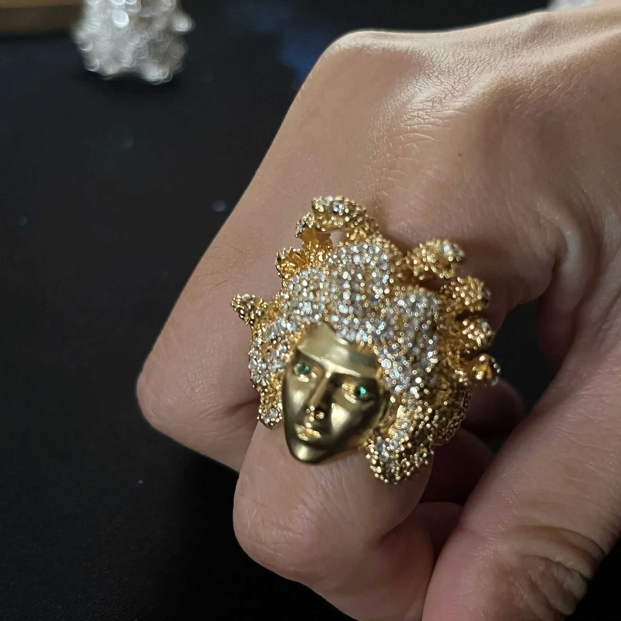 2024 New high-end ring jewelry opening fashion personality fashion trend ringXJ250219