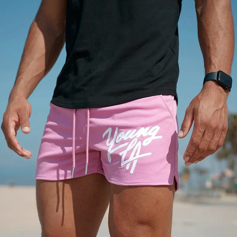 Gym Sports Fitness Fashion shorts Mens Shorts Clothing Jogger Outdoor Running Basketball Training Beach Pants 250218