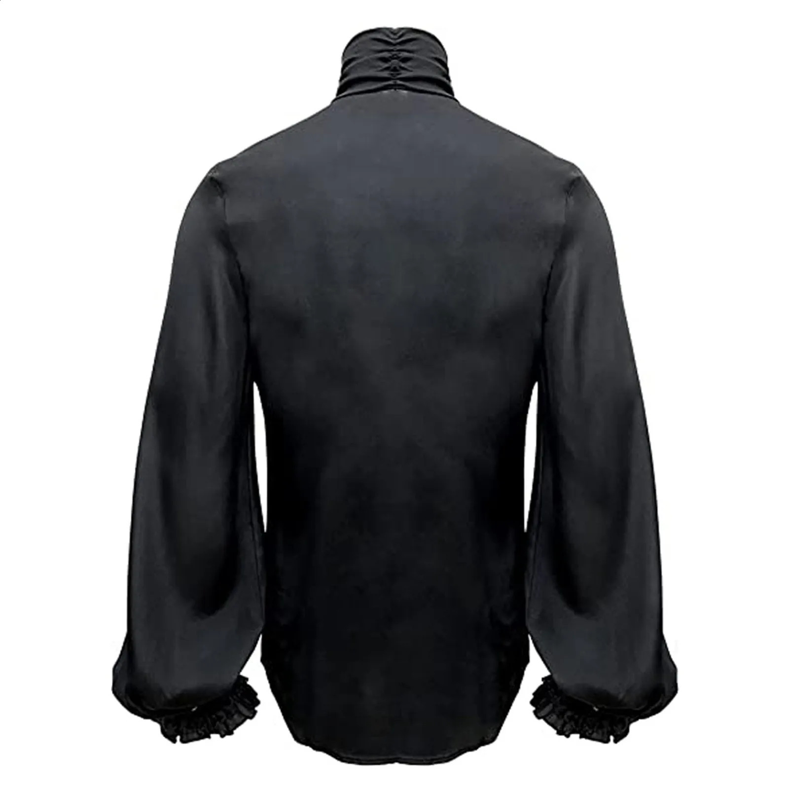 Summer Holiday Masquerade Mens Clothing Medieval Cos European And Retro Vintage Dress Shirt Halloween Costume Mens Shirts 250214