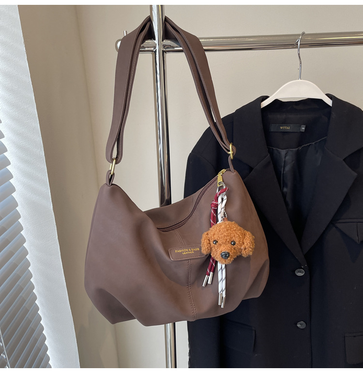 Large capacity for women 2025 new high-end texture niche autumn and winter versatile single shoulder crossbody canvas dumpling bag #swissmilitary