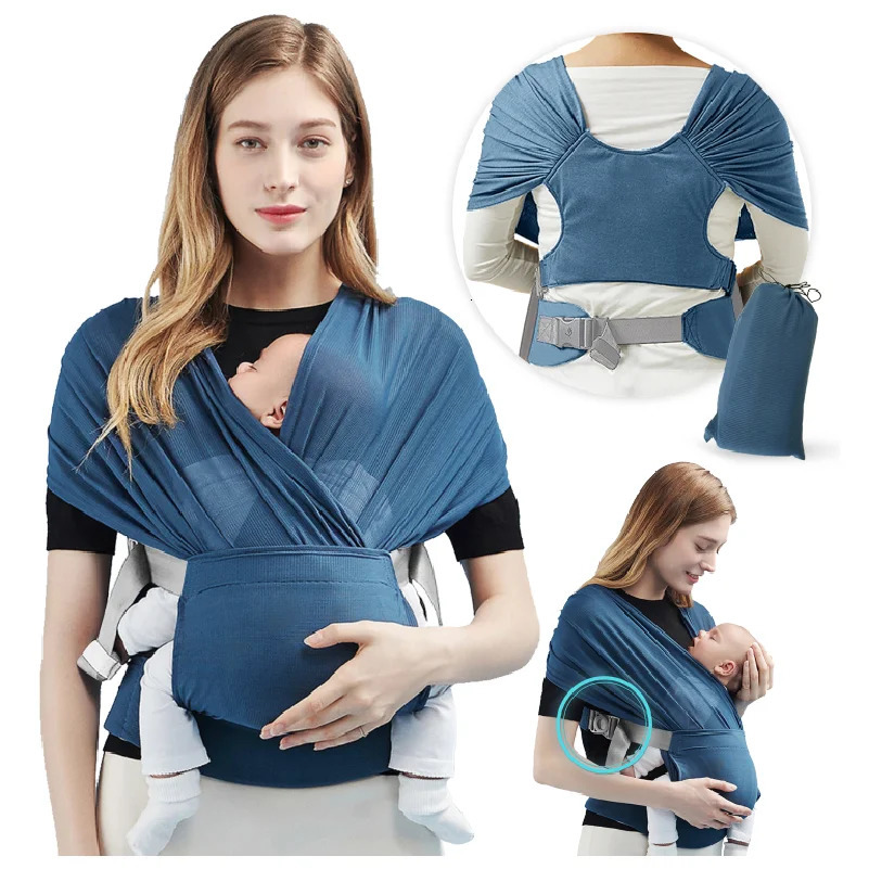 Wrap Baby Original Stretchy Infant Sling Perfect for born Babies and Children Up To 41 Lbs 250219