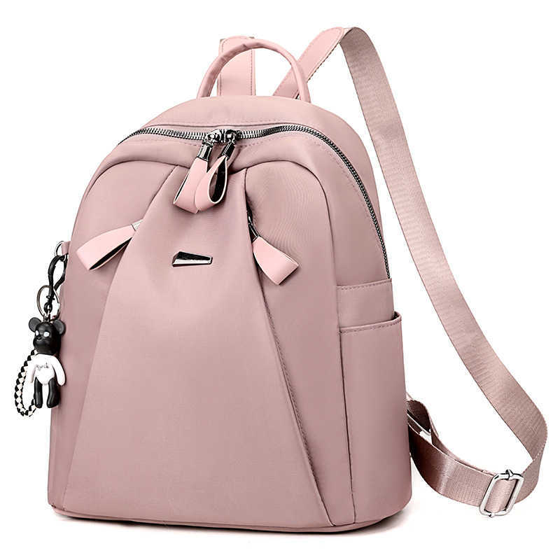 Oxford Cloth Backpack New Fashionable And Versatile Trendy Large Capacity Korean Edition Anti Splash Travel Backpack For Women Day Backpack Travel Bag