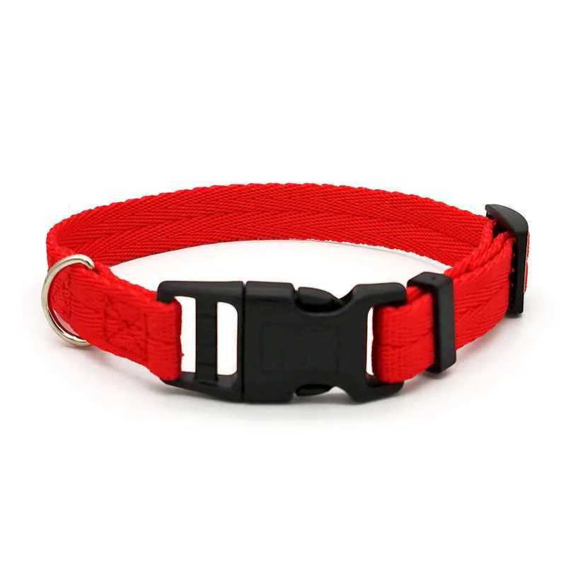 Pet Dog Collar Solid Color Puppy Collars Medium Dogs Quickly Disengaged Pet Dog Training Collar Teddy Bichon Small Dog Collar W250219