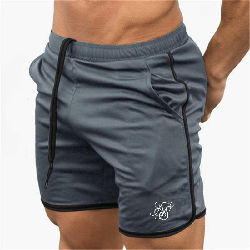 2024 Summer New Mens Trendy Brand Cotton Sports Shorts Sik Silk Printed Gym Fitness Leisure Slow Running Training Sports Shorts W250219