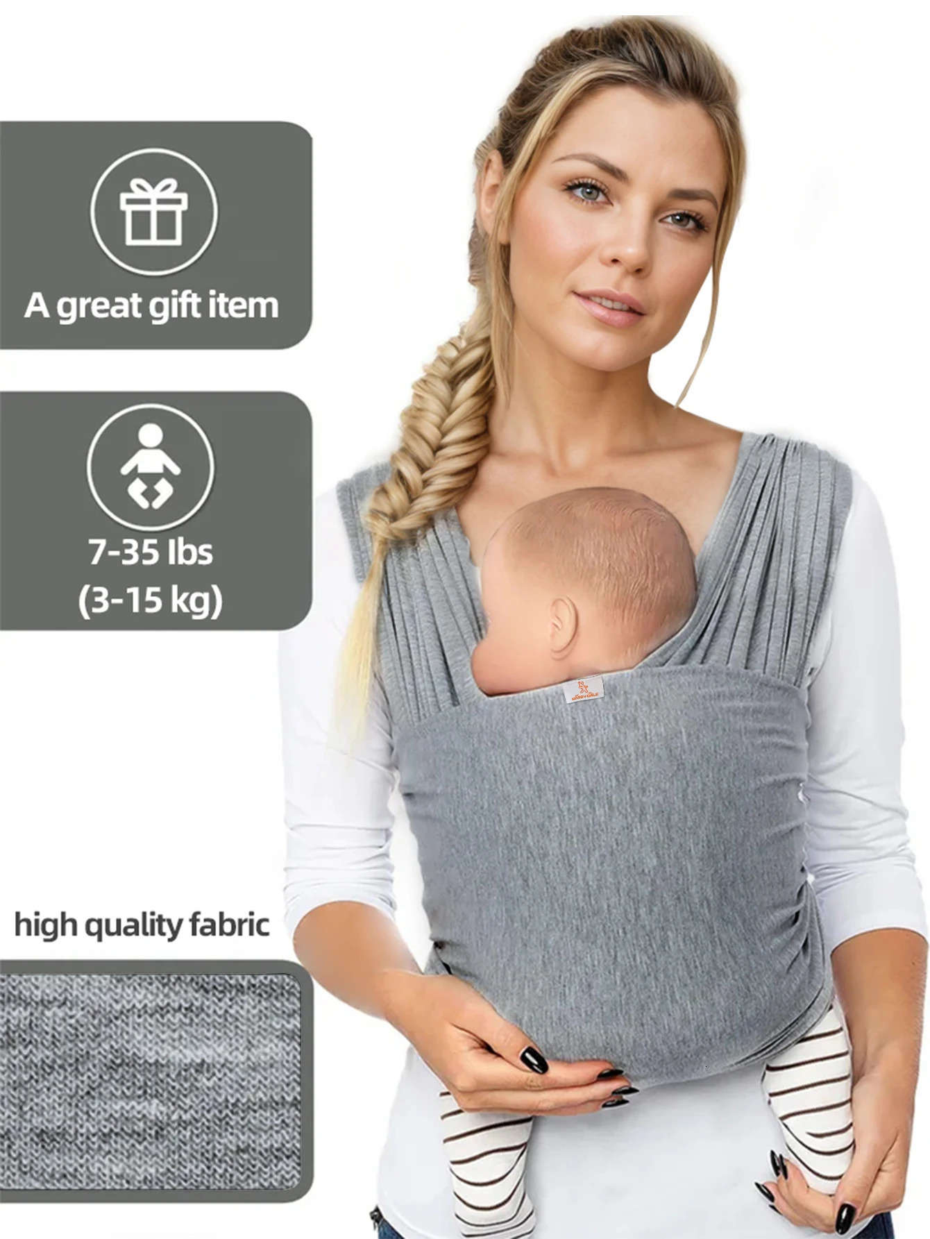 Baby straps from borns to toddlers - Elastic baby straps hands-free baby straps - Childrens straps 250219