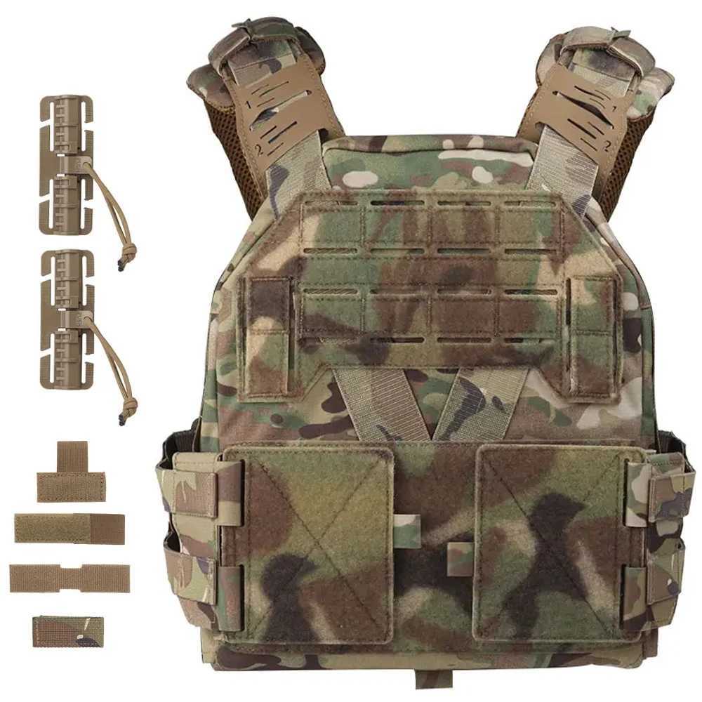 KZ Tactical Vest Plate Carrier Hunting Vest Comfort Lightweight Utility MOLLE Quick Release Agilit Army Airsoft Militar GearXJ250219