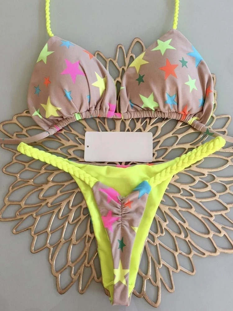 RUOTONGSEPT Swimwear Women Leopard Print Brazilian Bikini Set Sexy Thong Swimsuit Two Pieces Bathing Suit 2023 Beach Wear 250219