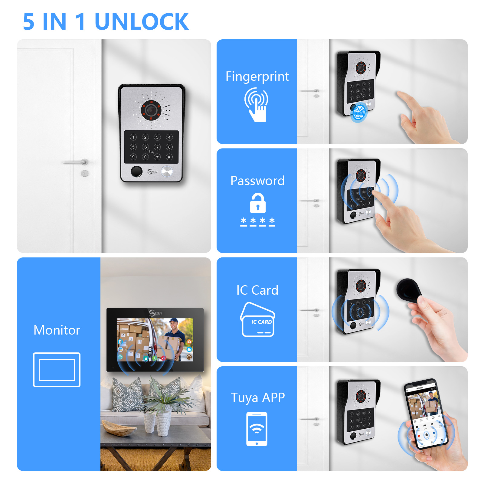 smart home enhancement tuyas 1080p highdefinition ip video doorbell intercom