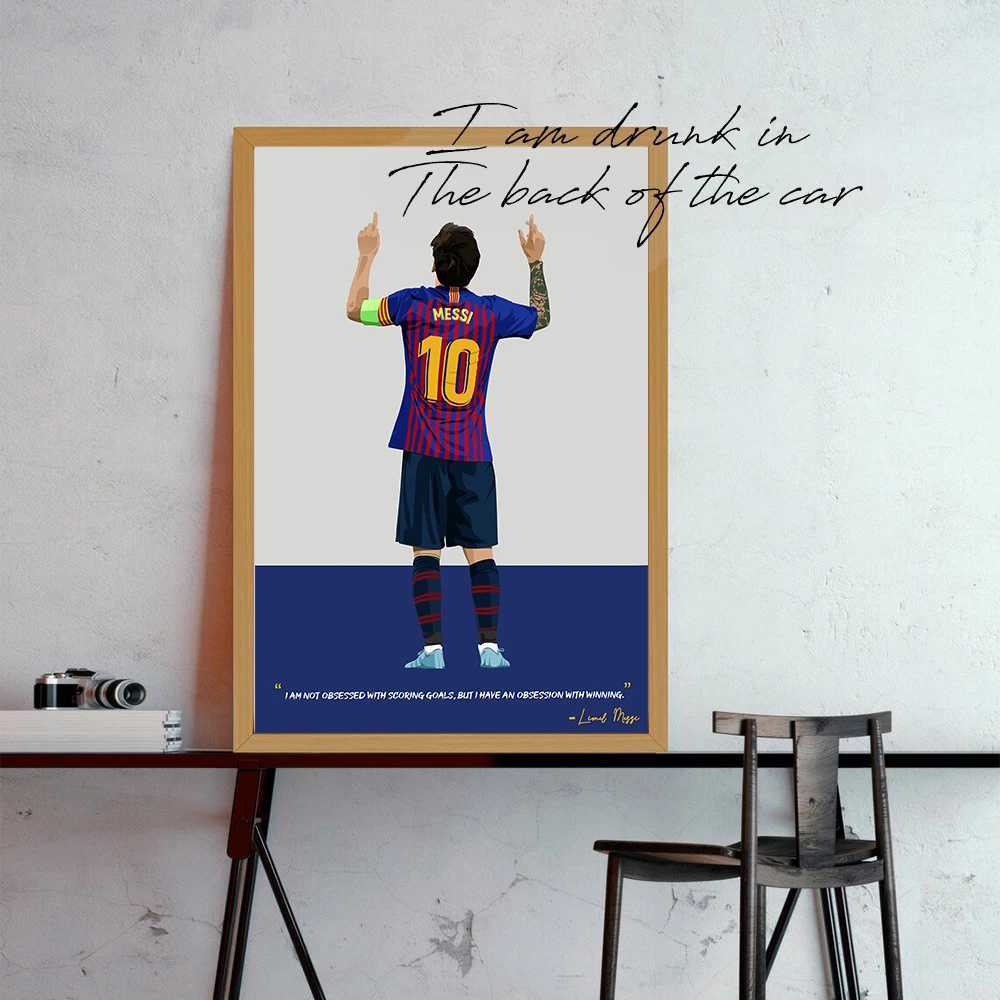 Barcelona Soccer Spotters Poster Canvas Printing Poster Soccer He Ro Wall Art Decor Players Fans Gift Prints Wall Decoration Y250218