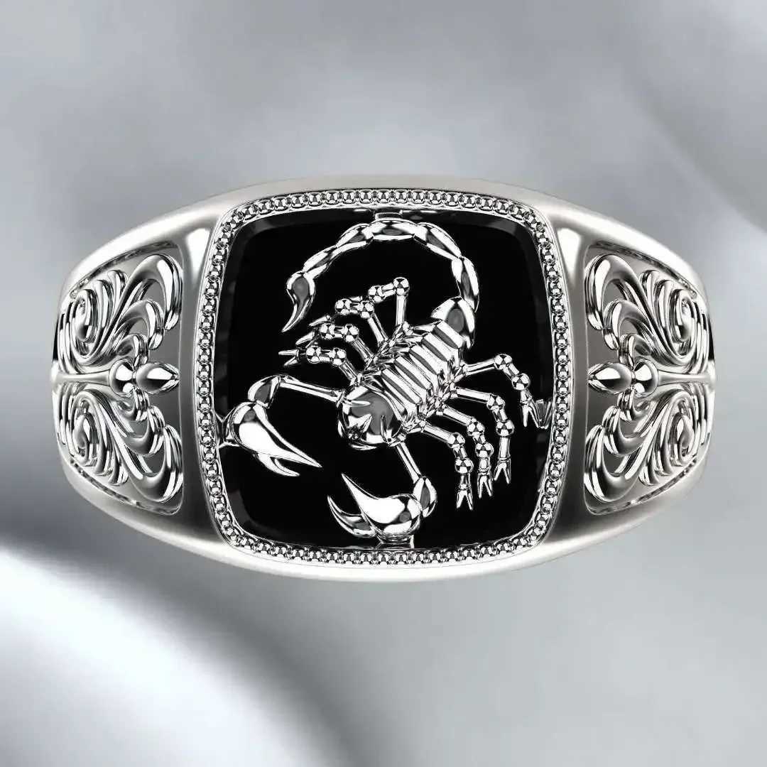 Viking Nordic Mythology Giant Wolf Men Ring Defense Totem Wolf Fashion Hip Hop Rock Unisex Finger Ring Punk GiftXJ250219