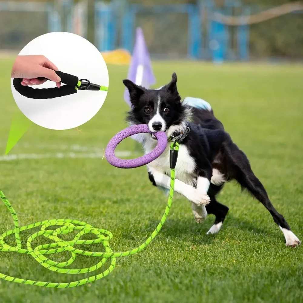 4.5M Strong Dog Leash Pet Leashes Reflective Leash For Big Small Medium Dog Leash Drag Pull Tow Golden RetrieverXJ250218