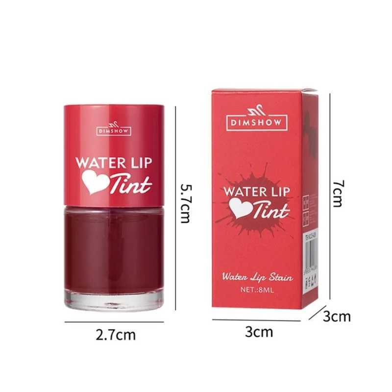 Dyeing Tint Liquid Lipstick and B 2 in 1 Waterproof Mirror Lip Gloss Water Lip Tint Non-sticky Lip Eye Cheek Makeup CosmeticW250219