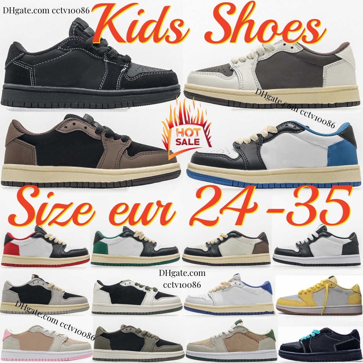 Shoes Kids Designer Low Basketball Sneakers Boys Kid Youth Toddler Shoe Girls Baby Children Reverse Mocha Trainers Olive Black White Red Pink size EUR 24-35