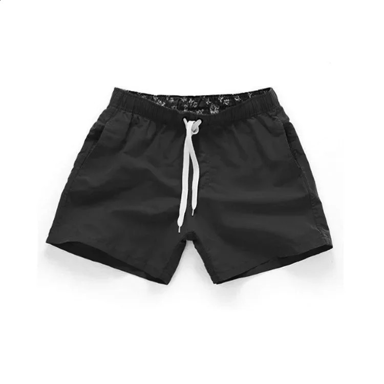 Pocket Quick Dry Swimming Shorts For Men Swimwear Man Swimsuit Swim Trunks Summer Bathing Beach Wear Surf Boxer Brie 250217