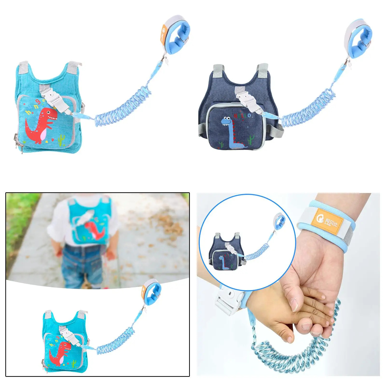 Anti Lost Wristband Comfortable Child Walking Strap Children Wrist Traction Rope for Walking Outdoor Shopping Travel Kids 250219