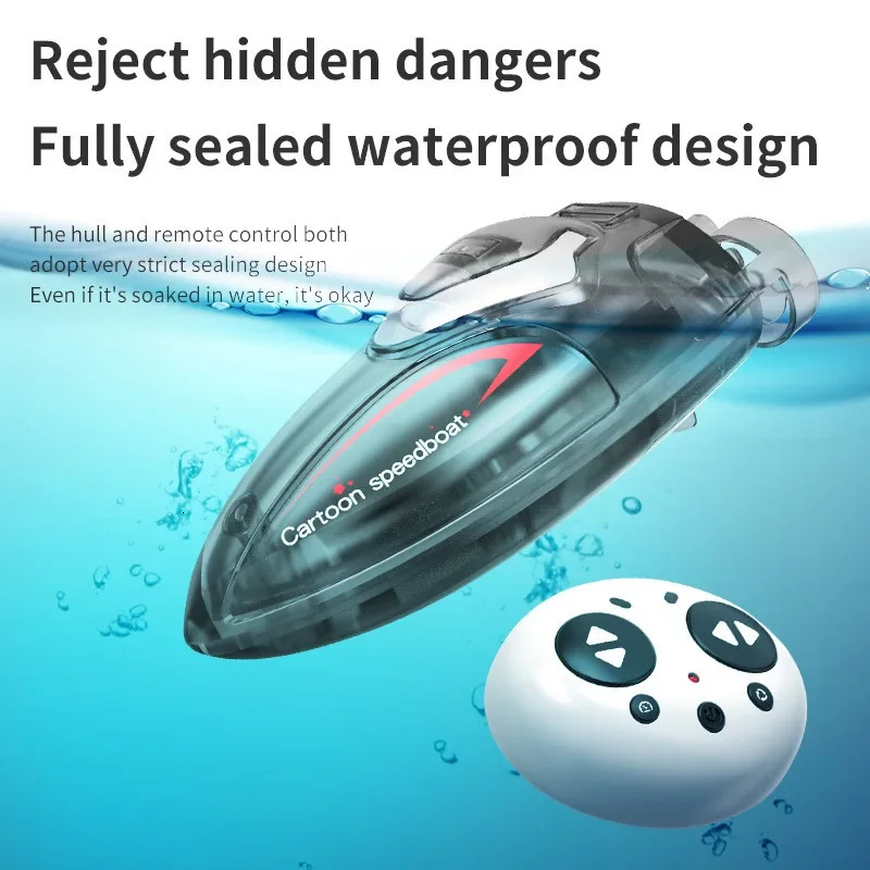 Rc Boats Mini Remote Control Boat with Dual Motors Rechargeable Long Endurance Battle Boat Electric Parent-child Interactive Toy 250219