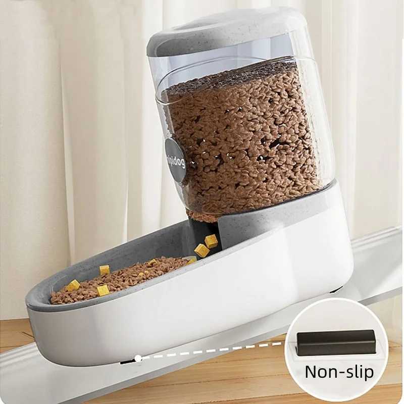 Dog Feeders Automatic cat food dog and cat water dispenser gravity water dispenser large capacity 4L pet water dispenser H250218