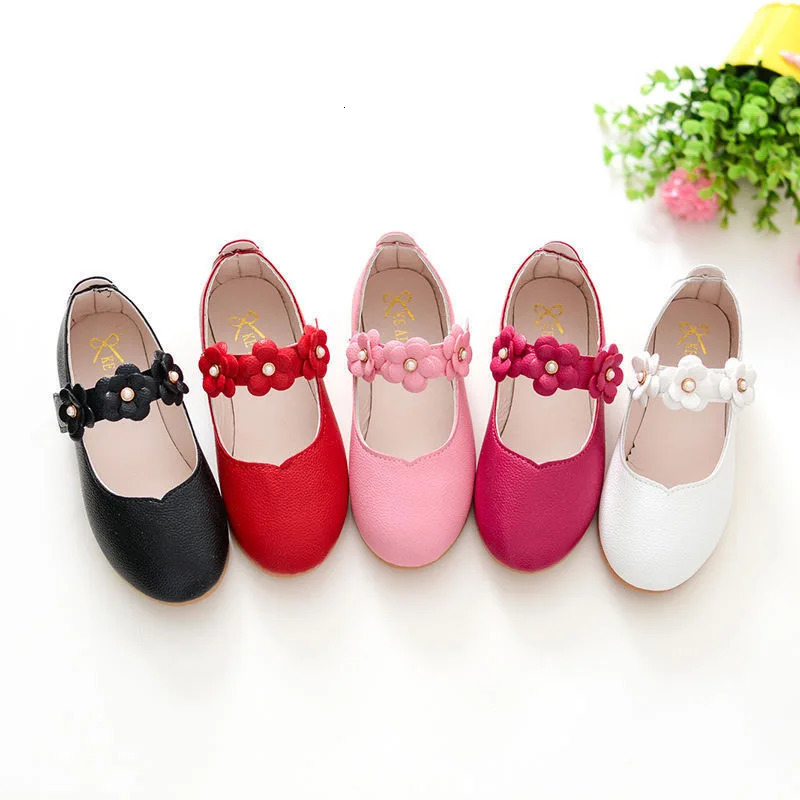 Children Dancing Shoes Kids Princess Shoes Girls Soft Bottom Breathable Leather Footwear Students Non-slip Performance Footwear 250219