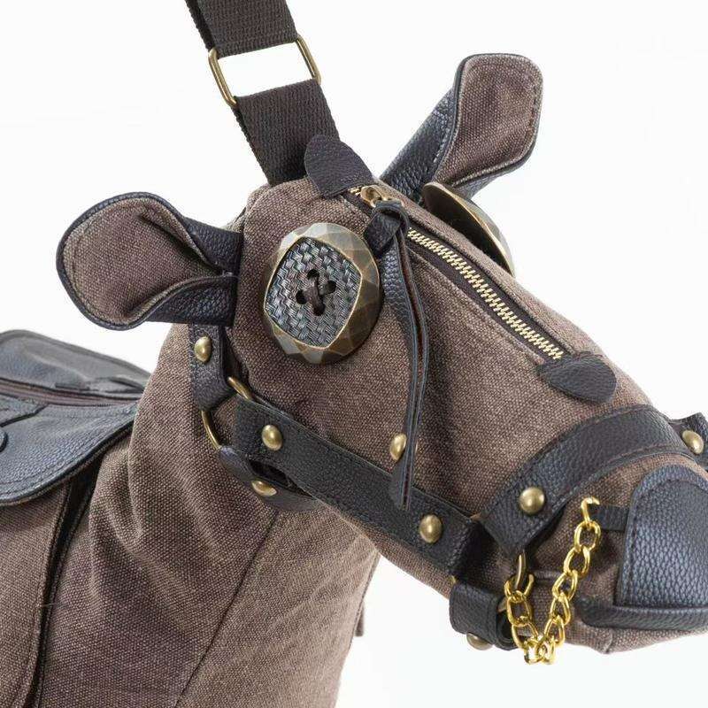Horse bag Equine Companion Tote 1 Piece Casual Large Capacity Shoulder Women & Men, Trendy Versatile High-quality Daily Commuting Bag, Girl Fashionabl