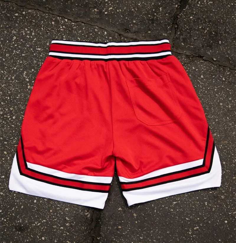 Men's Shorts Mens basketball game shorts family red summer gym sports training running leisure fast drying five point pants z250219
