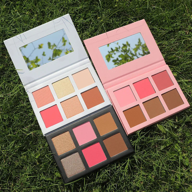 Private Label Highlighter Bronzer Shimmer Powder Blusher Palette Face Contouring Makeup Cosmetics Wholesale Bulk 5pcs 250214
