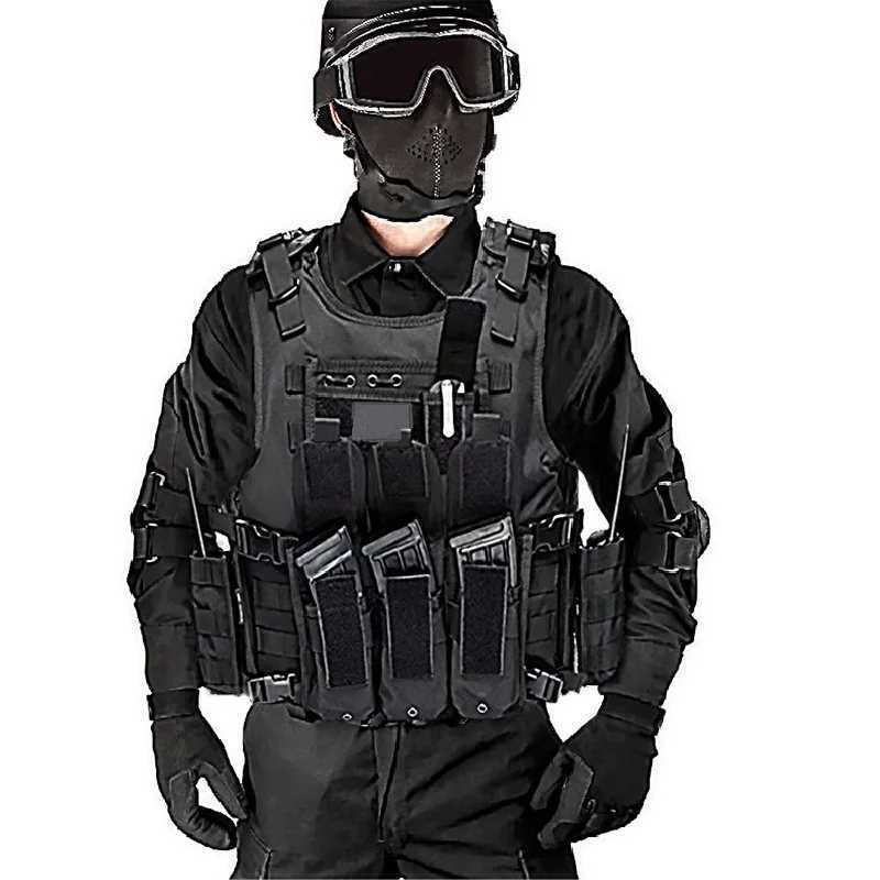 Hunting Vest Molle Airsoft Vest Tactical Vest Plate Carrier Swat Fishing CS Game Outdoor Military Army Armor Police VestXJ250219