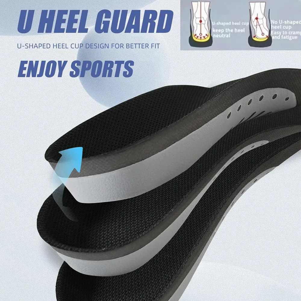 1 Pair Plantar Fasciitis Ortic Shoe Inserts Arch Support Gel Comfort Insoles Athletic Running For Women And Men 250219