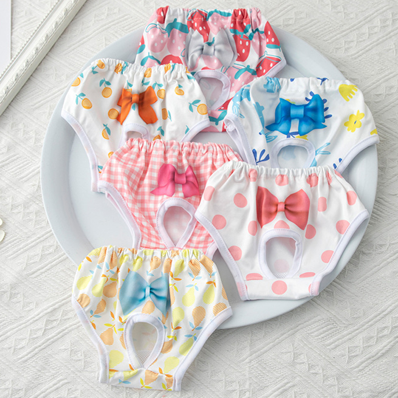 Cute Dog Printed Disposable Diapers - Comfortable & Absorbent Pet Underwear for Dogs
