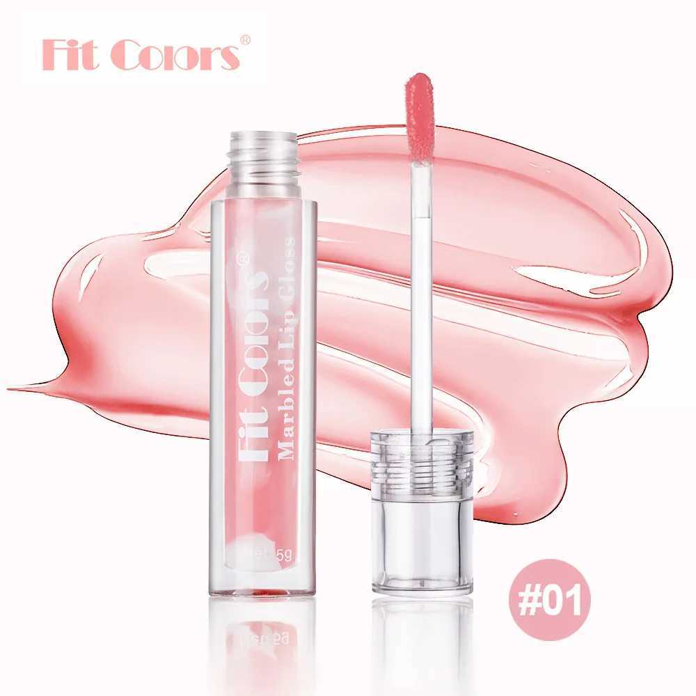 Fit Colors Marbling Mirror 5 Color Lip Glaze natural Hydrating Moisturizing Nourishing easy color Lip MaskW250219