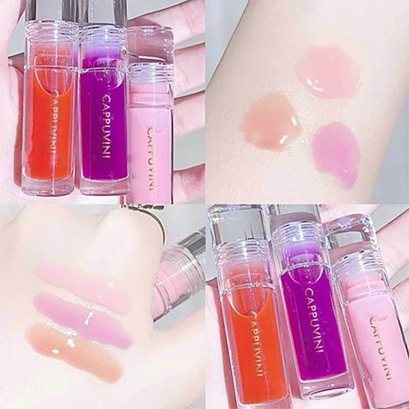 Water Shiny Lip Gloss Set l Clear Mirror Lip Glaze Moisturizing Liquid Lipstick Waterproof Sexy Red Lip Oil Tint Makeup ToolW250219