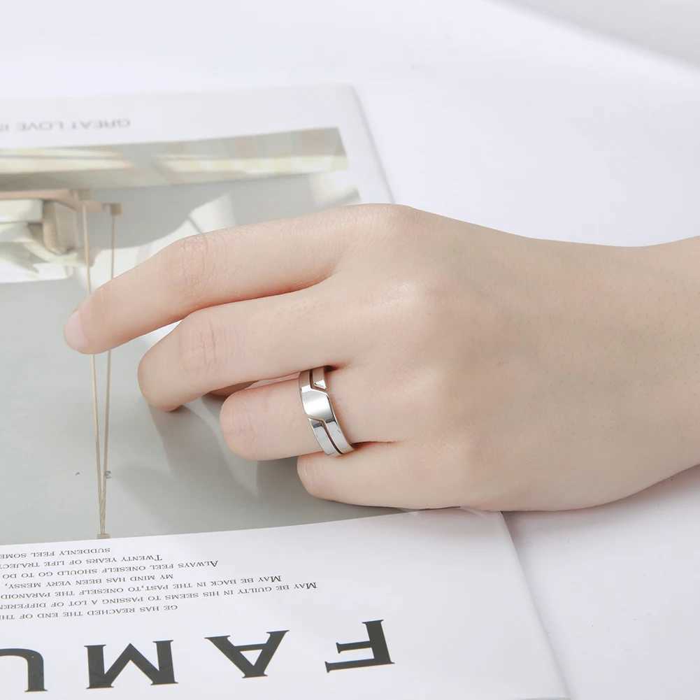 Skyrim Stainless Steel Ring for Men Women Black Minimalist Casual Finger Rings 2025 Couple Jewelry Wedding Gift for LoverXJ250219