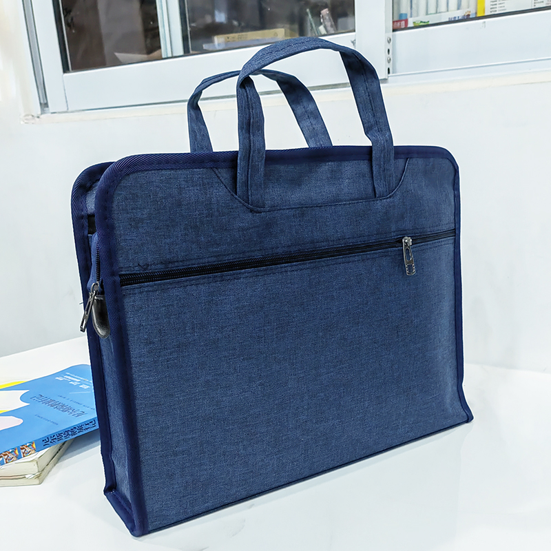 Manufacturer's source: Handheld file bags, Business men's Oxford cloth, large capacity, thick conference briefcase