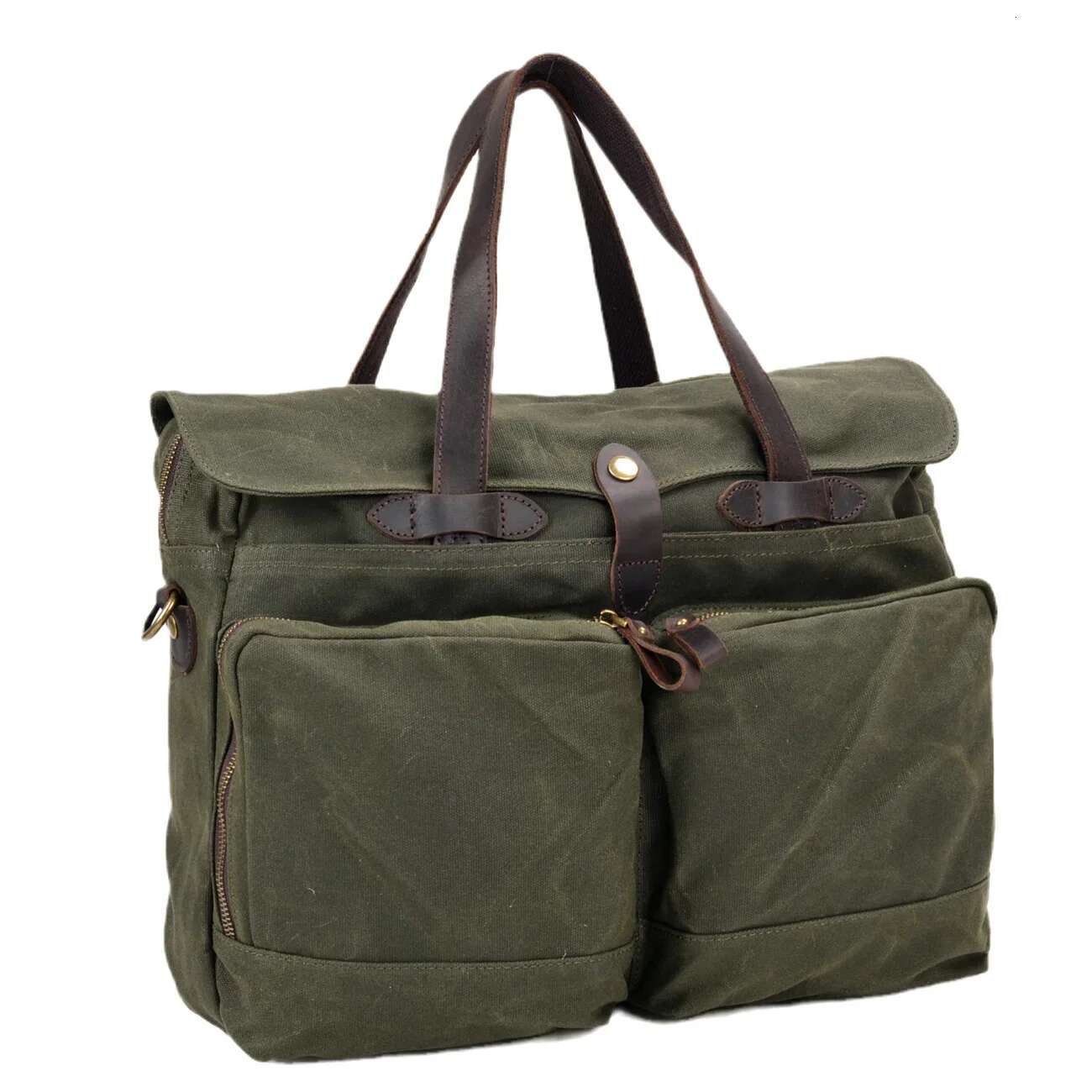 Men's Casual Canvas Fashion Large Capacity Briefcase Messenger Portable Shoulder Bag