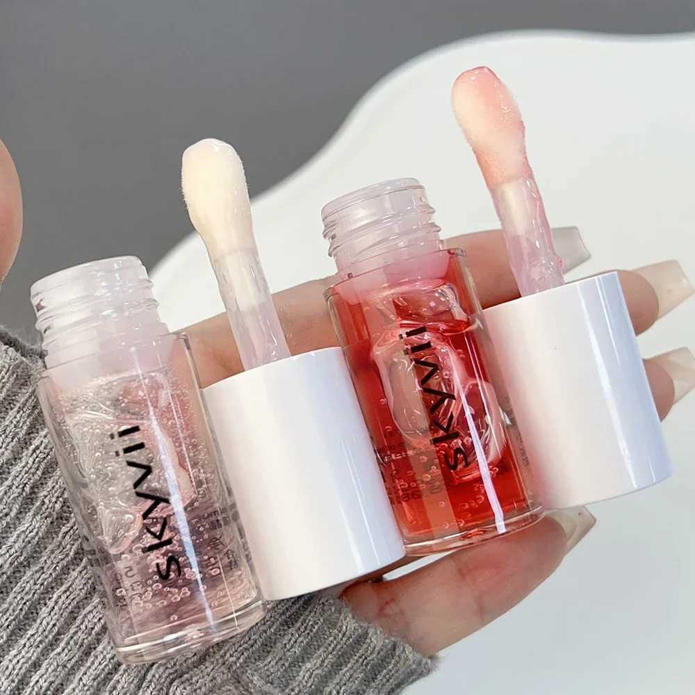 Strawberry Jelly Lip Oil Glossy Tint Glaze Lipstick Moisturize Liquid Fruit Jam Lip Beauty Treatment Transparent Hydrating BalmW250219