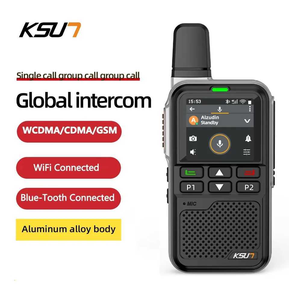 KSUN ZL38 POC 4G Wifi Radio e-tooth Two Way Radio Long Range 200km Walkie Talkie Compatible Zello APPXJ250219