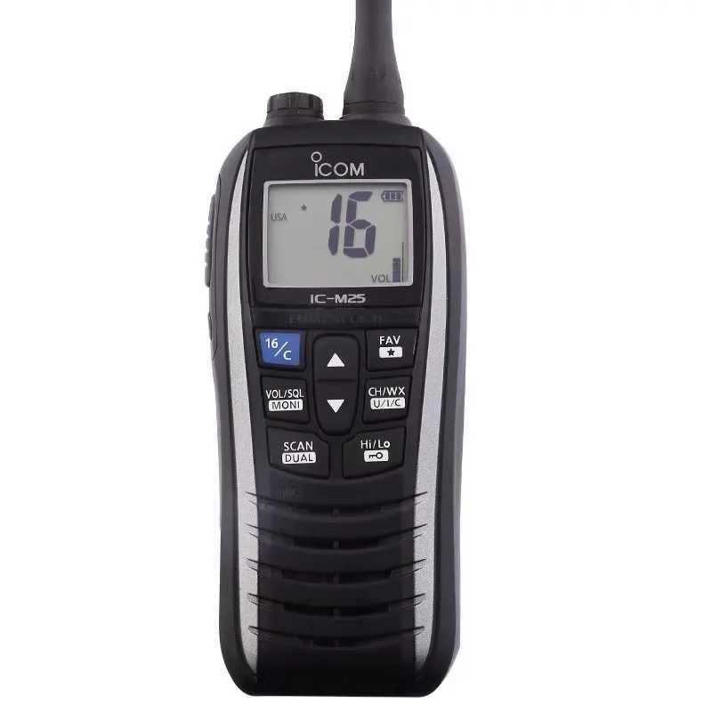 2025 IC-M25 VHF Transceiver Marine Radio float IPX7 Sea Vessel walkie talkie IC M25 Two Way Radio Handheld waterproof intercomXJ250219